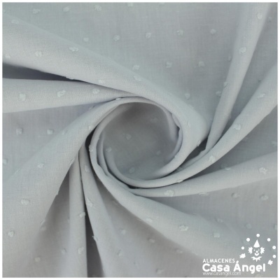 tecido cinzento claro com pequenos pontos texturizados