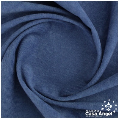 tecido azul algodão torcido