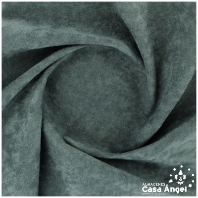 tecido cinza aveludado em dobras enrolado em espiral