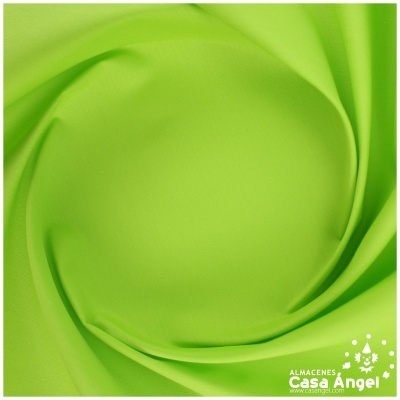Tecido verde claro com textura suave em formato redondo com logótipo ALMACENES Casa Angel