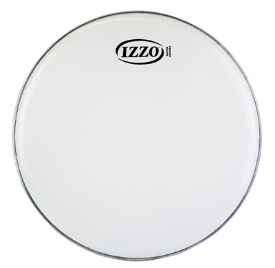 Pele para tamborround transparente com texto IZZO