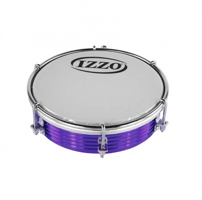 Pandeireta IZZO com pele branca e corpo roxo