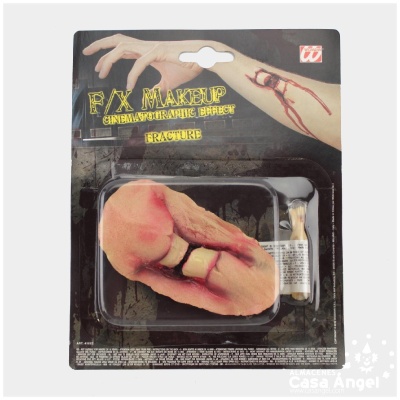 Maquilhagem FX para efeitos cinematográficos com efeito de fractura em embalagem preta