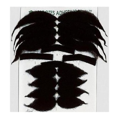 Extensões de pestanas pretas sobre embalagem branca com texto parcial