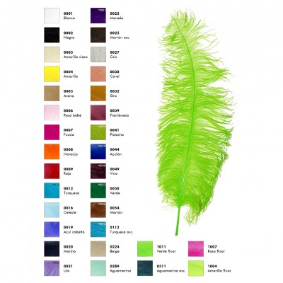 Carta de cores de tecido com nomes e códigos coloridos