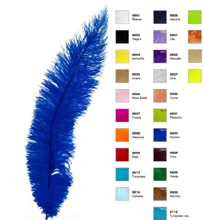 Pena azul vibrante com amostras de cores codificadas num fundo branco