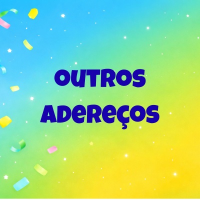 Fundo colorido com texto OUTROS ADEREÇOS em azul