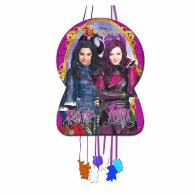 Pêndulo colorido das personagens Evie e Mal da Disney Descendants