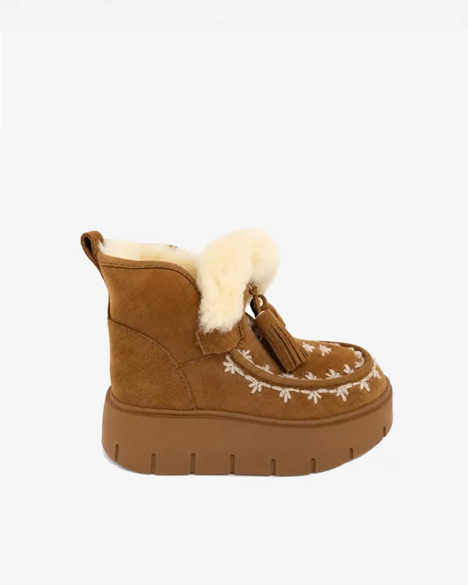 NAN-KU Couture :: Botim camurça camel com forro NAN-KU Couture :: Botim camurça camel com forro