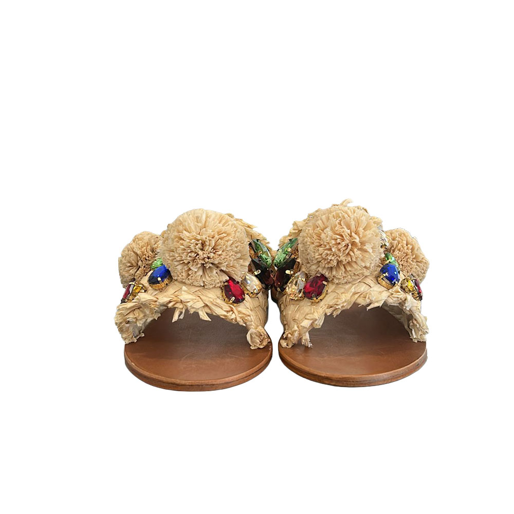 ABF-97 :: MULES COM POMPONS ABF-97 :: MULES COM POMPONS