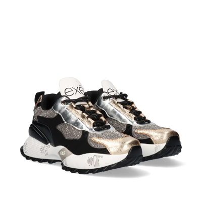 EXÉ :: Sapatilhas D190608-22A BLACK/GOLD
