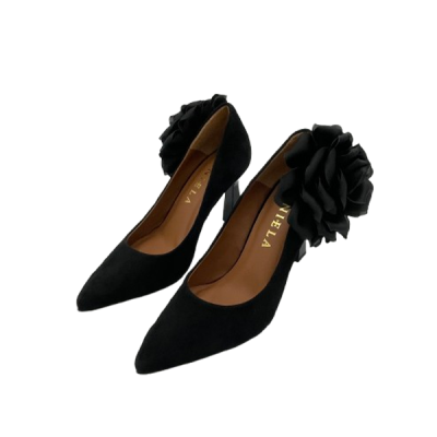 DANIELASHOES :: Sapato camurça com flor