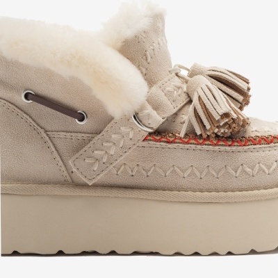 NAN-KU Couture :: Botim suede beige