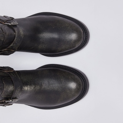 Liu Jo :: Botas de cano alto em pele escovada Liu Jo :: Botas de cano alto em pele escovada
