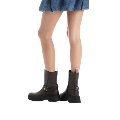 Liu Jo :: Botas de motociclista em couro Liu Jo :: Botas de motociclista em couro