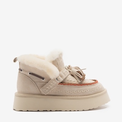 NAN-KU Couture :: Botim suede beige