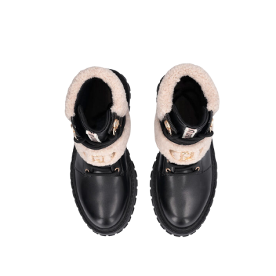 Liu Jo :: Botas Combat com pormenores quentes