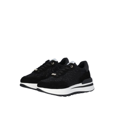 Liu Jo :: Sapatilhas plataforma pretas com detalhes