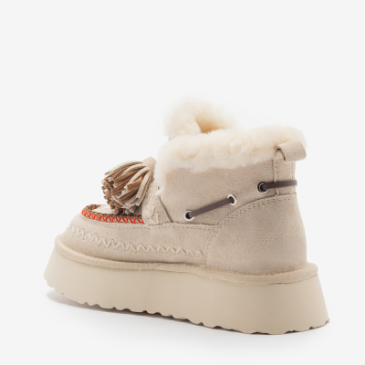 NAN-KU Couture :: Botim suede beige