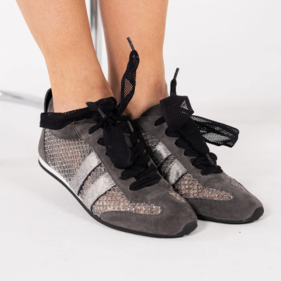 ABF-97 :: Sapatilhas ELIANE GREY/SILVER