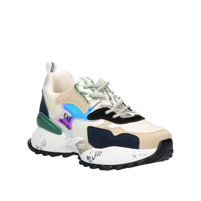 EXÉ :: SAPATILHA 19V03-1 BEIGE/BLACK