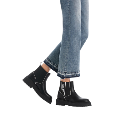 Liu Jo :: Botas de cano curto em couro Liu Jo :: Botas de cano curto em couro