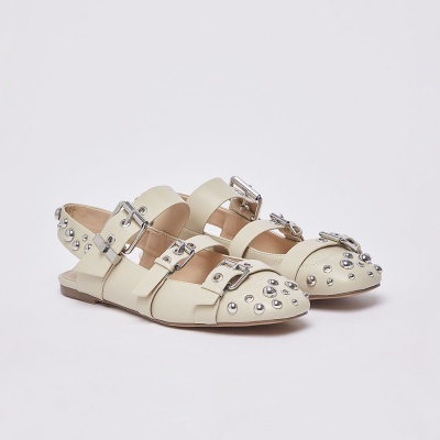 LIU JO :: Studded ballerina pumps