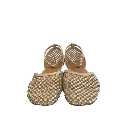 EXÉ:: SANDALIAS VERONICA STRASS GOLD
