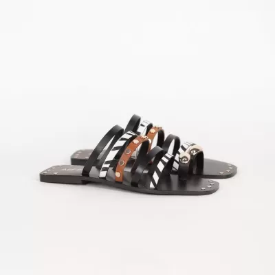 ABF-97 :: SANDÁLIAS ABF-97 KS.26.44 BLACK/ZEBRA ABF-97 :: SANDÁLIAS ABF-97 KS.26.44 BLACK/ZEBRA