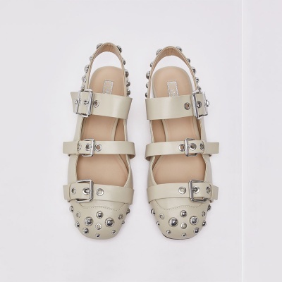 LIU JO :: Studded ballerina pumps