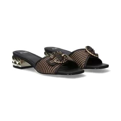 EXÉ :: Sandálias KATY-410 BLACK/BEIGE