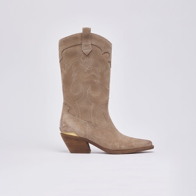 Liu Jo :: Botas Cowboy Camurça