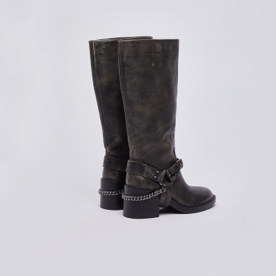 Liu Jo :: Botas de cano alto em pele escovada Liu Jo :: Botas de cano alto em pele escovada
