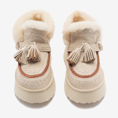 NAN-KU Couture :: Botim suede beige
