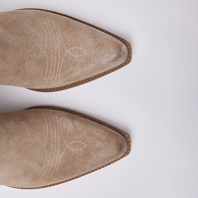 Liu Jo :: Botas Cowboy Camurça Liu Jo :: Botas Cowboy Camurça