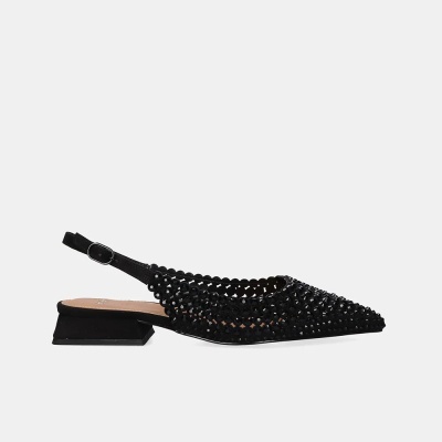 EXÉ :: HILLARY-141 STRASS BLACK