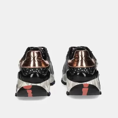 EXÉ :: 134-211 LEATHER BLACK CHAMPAGNE EXÉ :: 134-211 LEATHER BLACK CHAMPAGNE