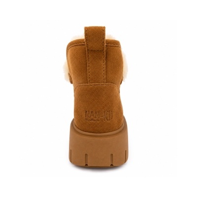 NAN-KU Couture :: Botim camurça camel com forro NAN-KU Couture :: Botim camurça camel com forro