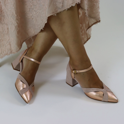 DANIELASHOES :: SAPATO COMBINADO 26047