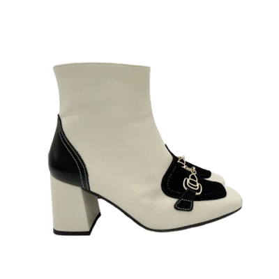DANIELASHOES :: Botas Tresor Black & White