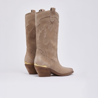 Liu Jo :: Botas Cowboy Camurça Liu Jo :: Botas Cowboy Camurça