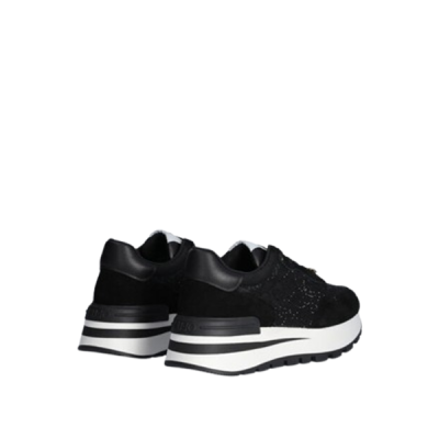 Liu Jo :: Sapatilhas plataforma pretas com detalhes