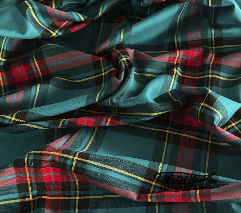Tartan- Xadrez Menta Tartan- Xadrez Menta
