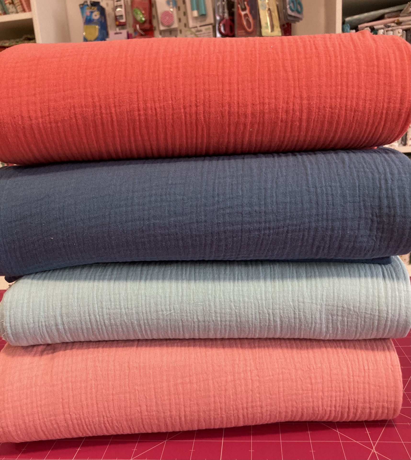 Musselina lisa de algodão organico Musselina lisa de algodão organico