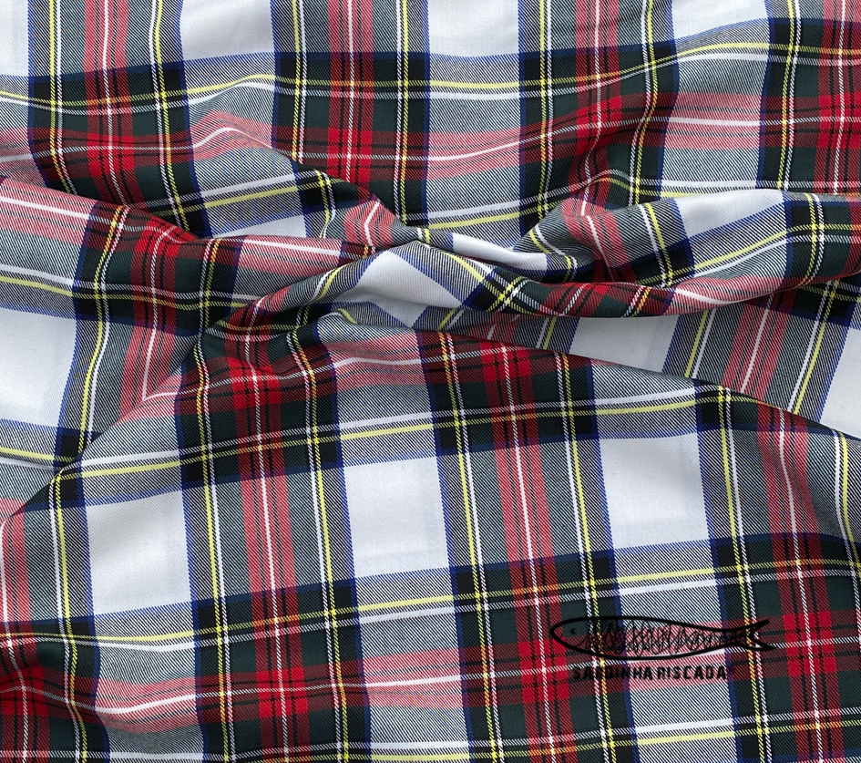 Tartan - Vermelho e Verde e Branco Tartan - Vermelho e Verde e Branco