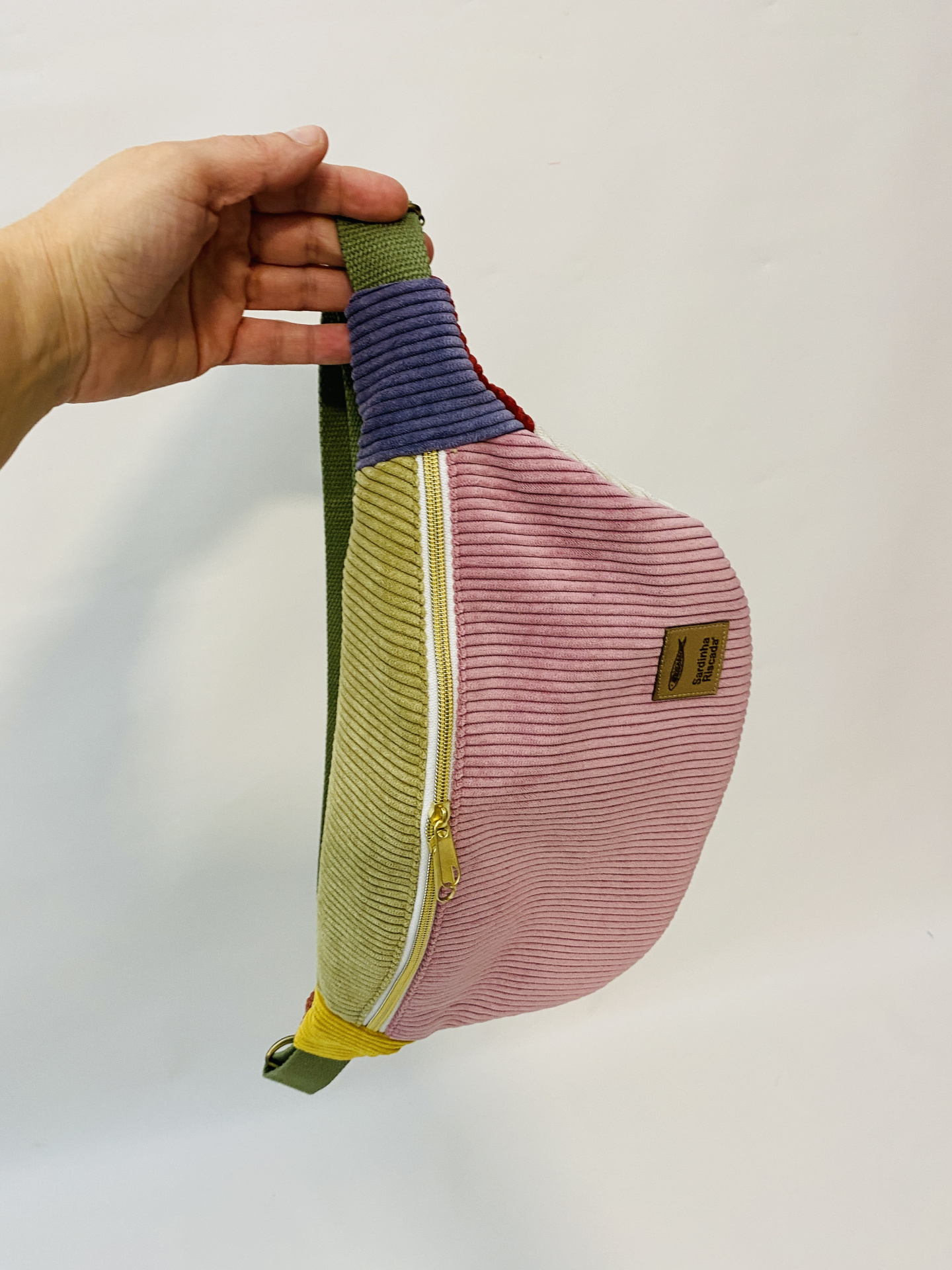 Bolsa de cintura - Furnas verde e Rosa Bolsa de cintura - Furnas verde e Rosa