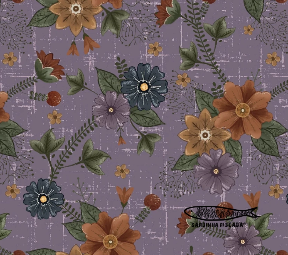 Flores fundo lilás Flores fundo lilás