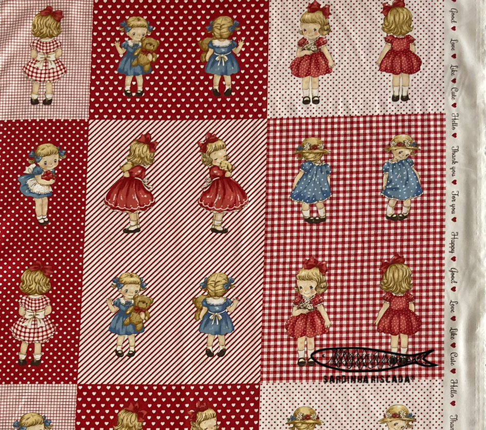 Margret & Sophie - Panel with a cute back view - Red Margret & Sophie - Panel with a cute back view - Red