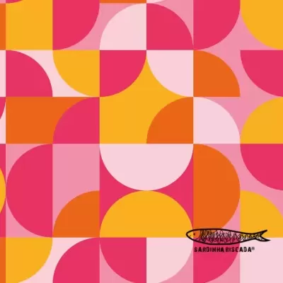 Canvas  - Geométrico colorido