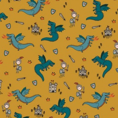 Fighting Dragons - Ocre